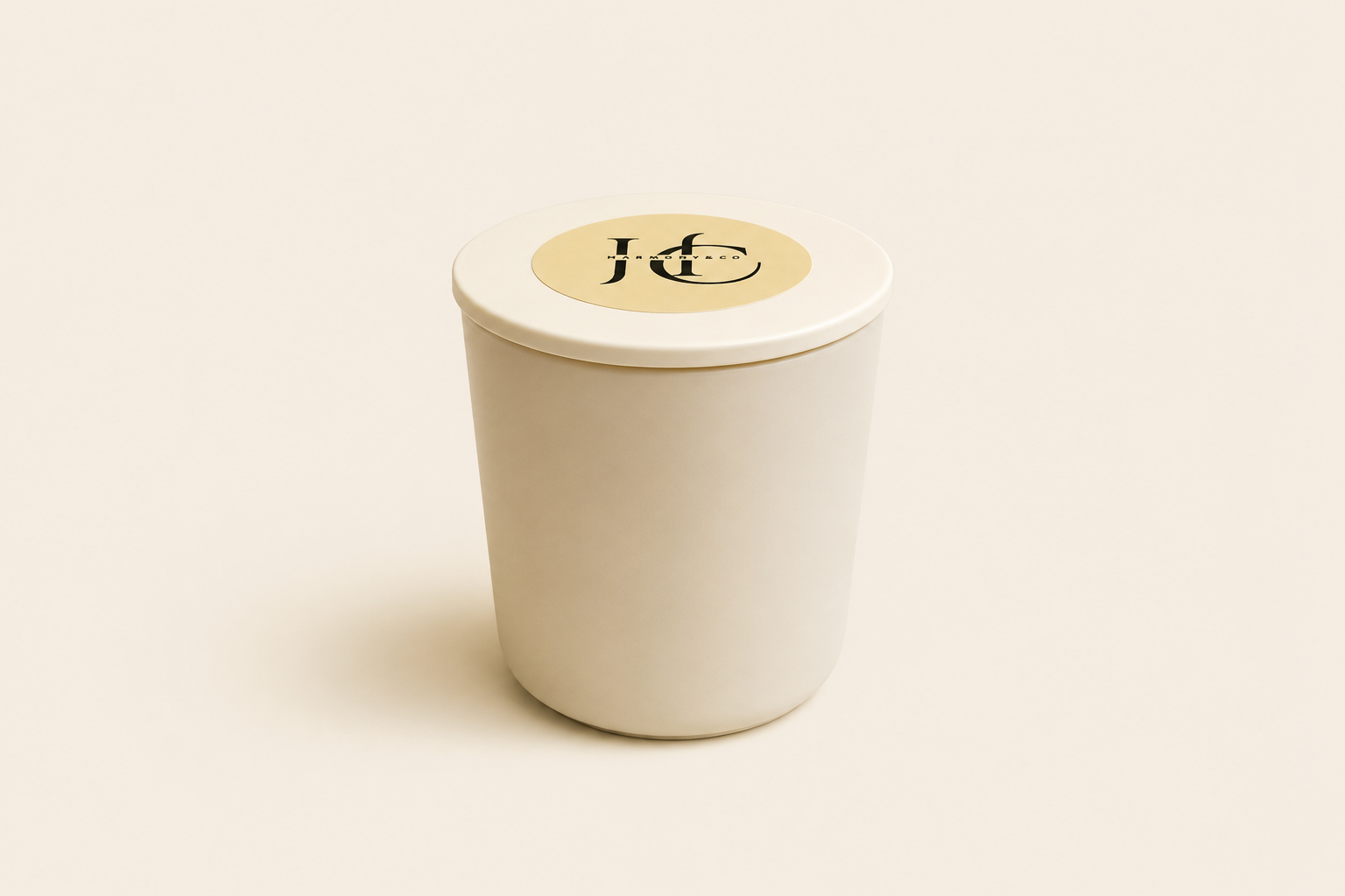 Matte ceramic Harmony & Co candle